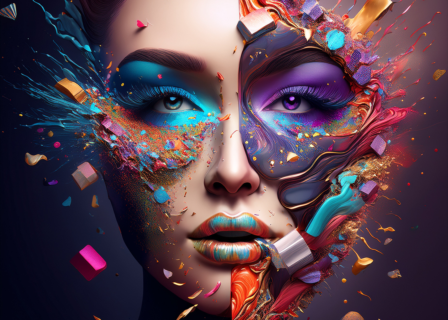 Beauty and Brushes Explosion