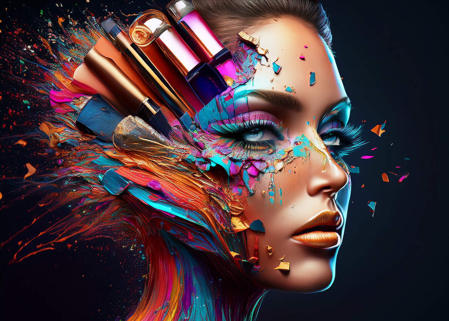 Beauty and Brushes Explosion