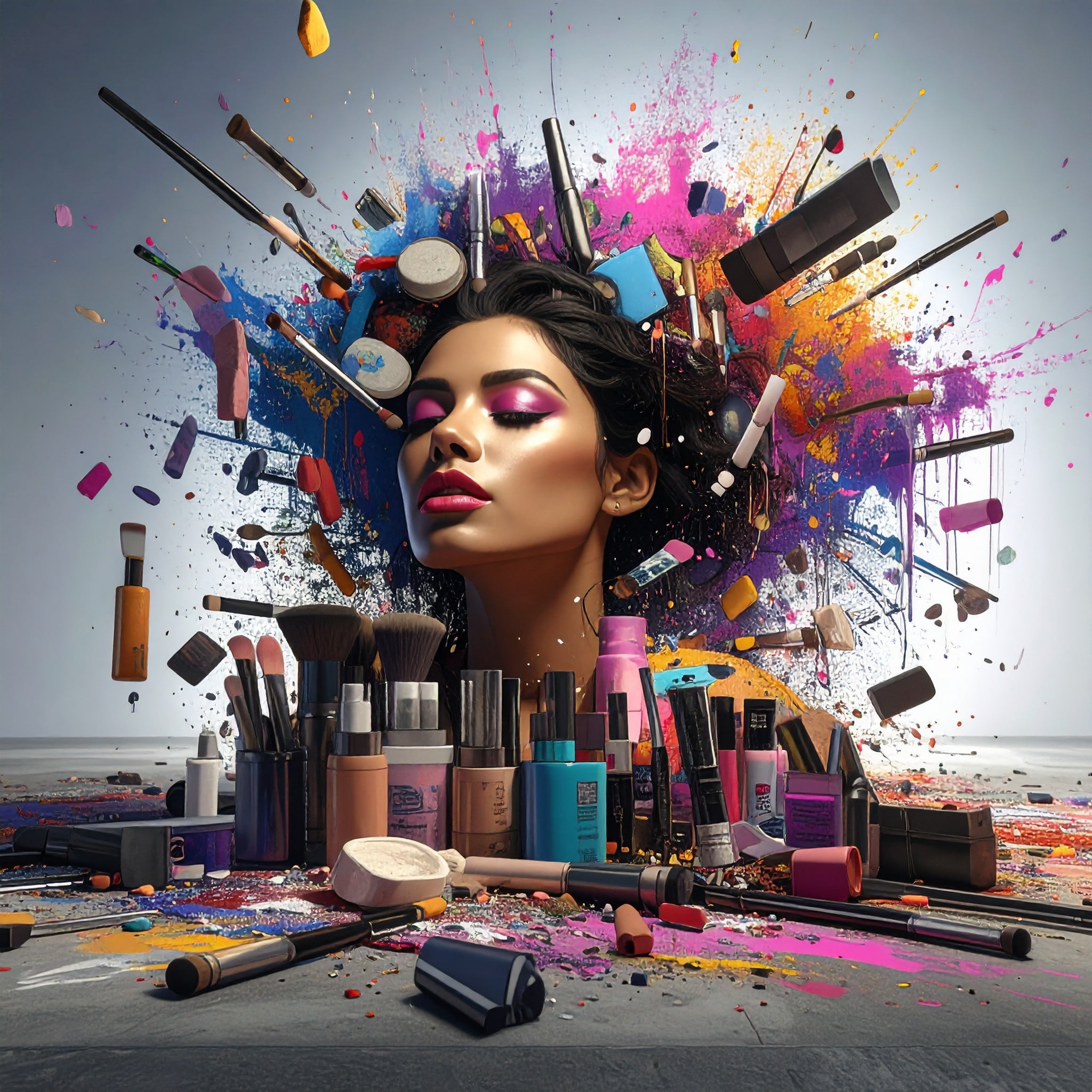 Beauty and Brushes Explosion